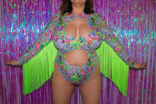 Load image into Gallery viewer, Technicolor Lotus Bodysuit