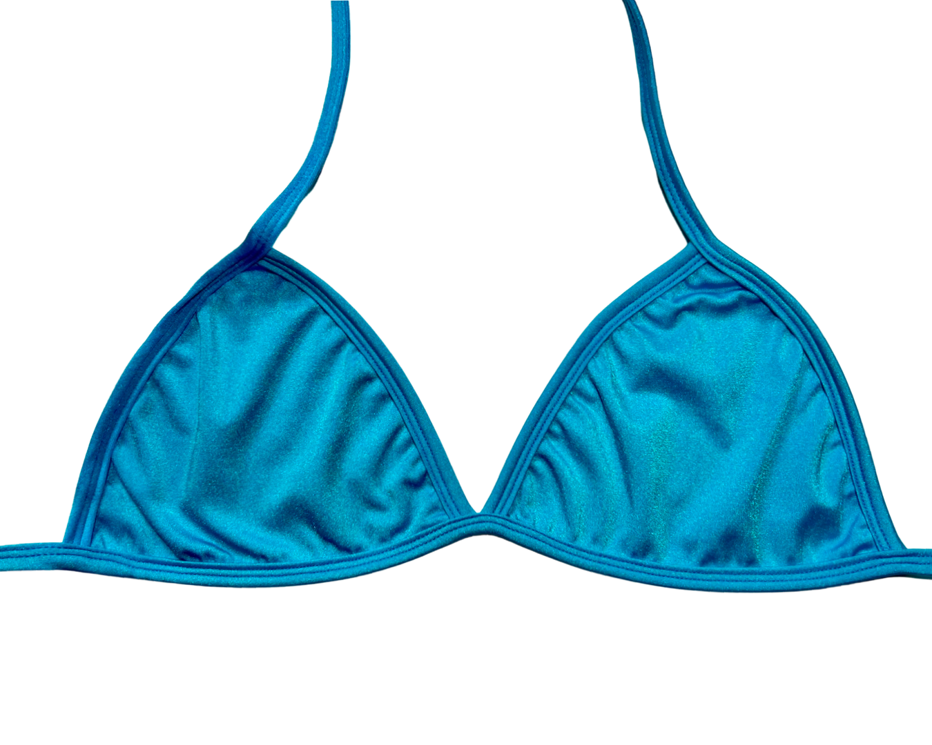 M - Blue Triangle Top